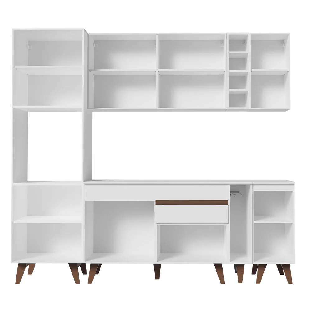 Armário de Cozinha Completa 235cm Branco Reims Madesa 02 - Image 11