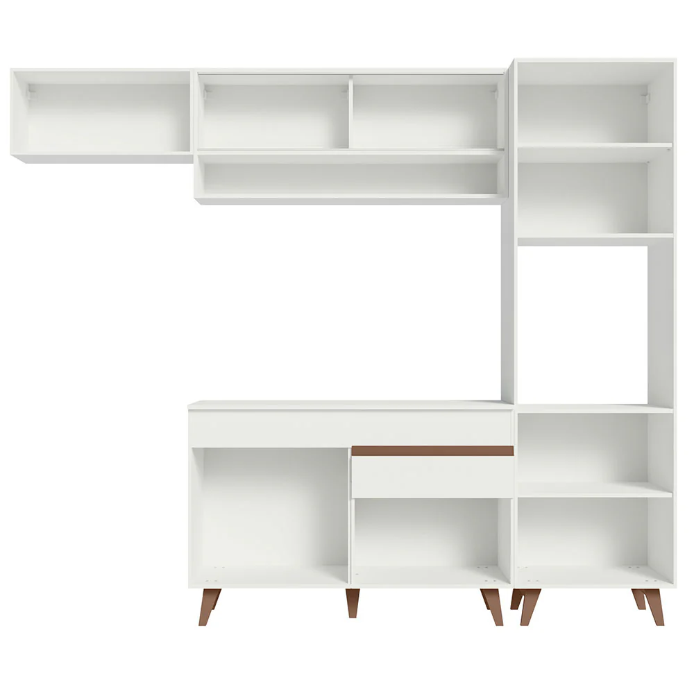 Armário de Cozinha Completa 250cm Branco Reims Madesa 04 - Image 11