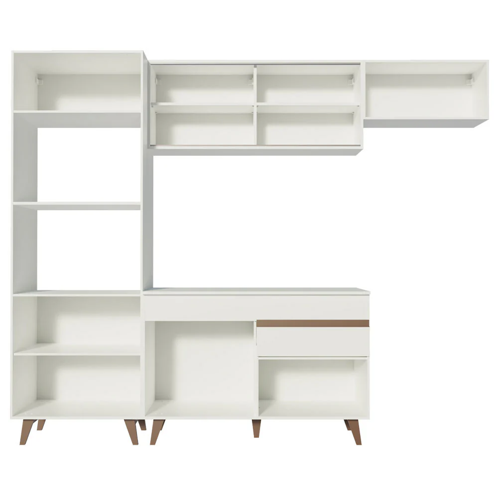 Armário de Cozinha Completa 260cm Branco Reims Madesa 01 - Image 11