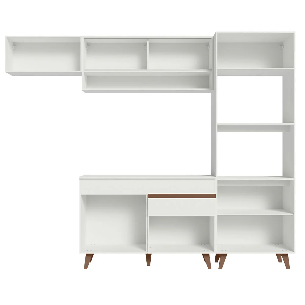 Armário de Cozinha Completa 260cm Branco Reims Madesa 07 - Image 11