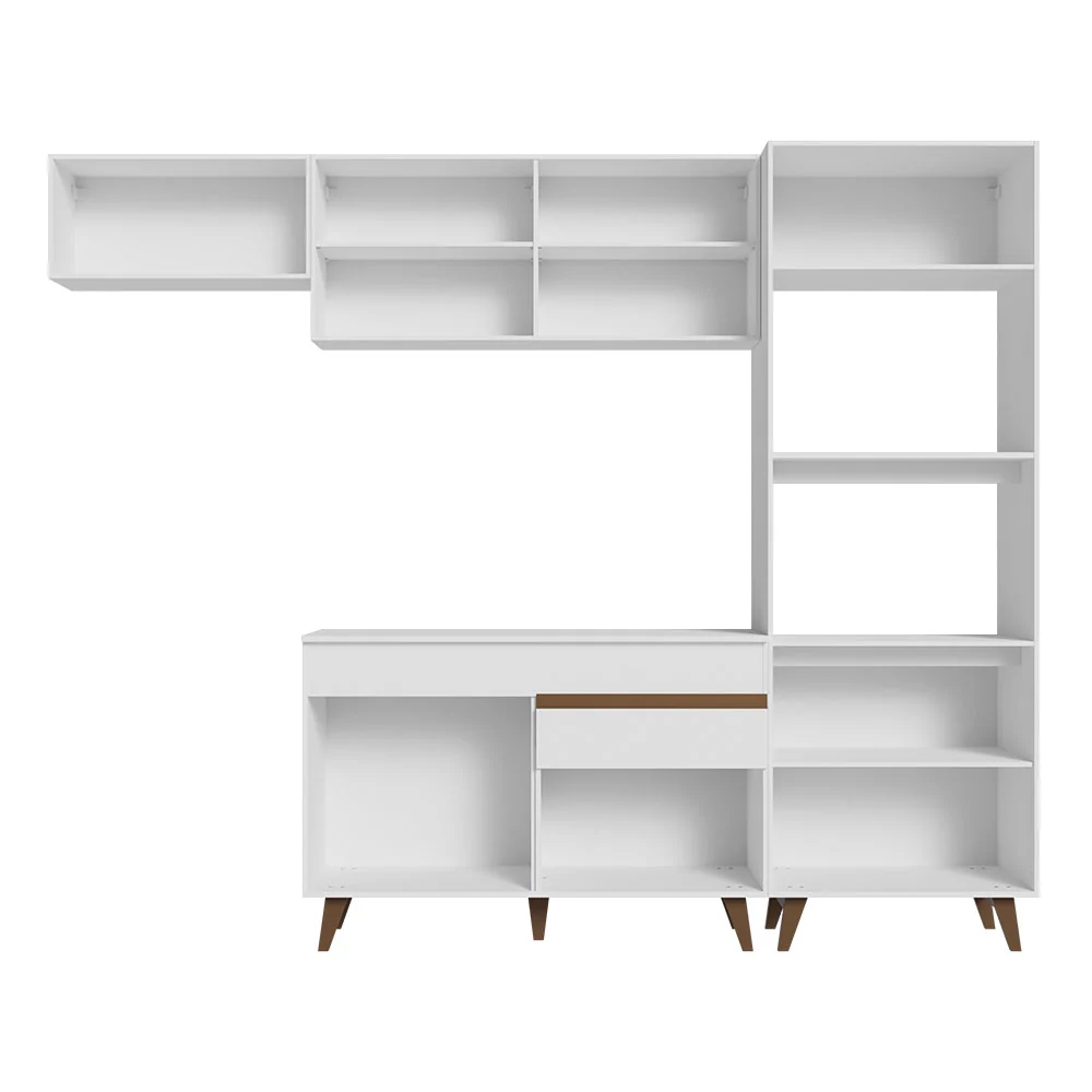 Armário de Cozinha Completa 260cm Branco Reims Madesa 08 - Image 11