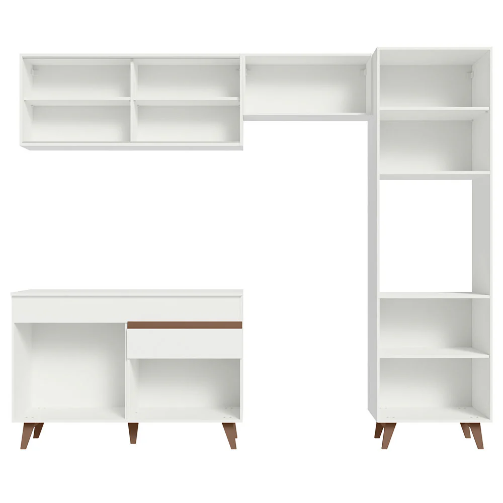 Armário de Cozinha Completa 250cm Branco Reims Madesa XA03 - Image 12