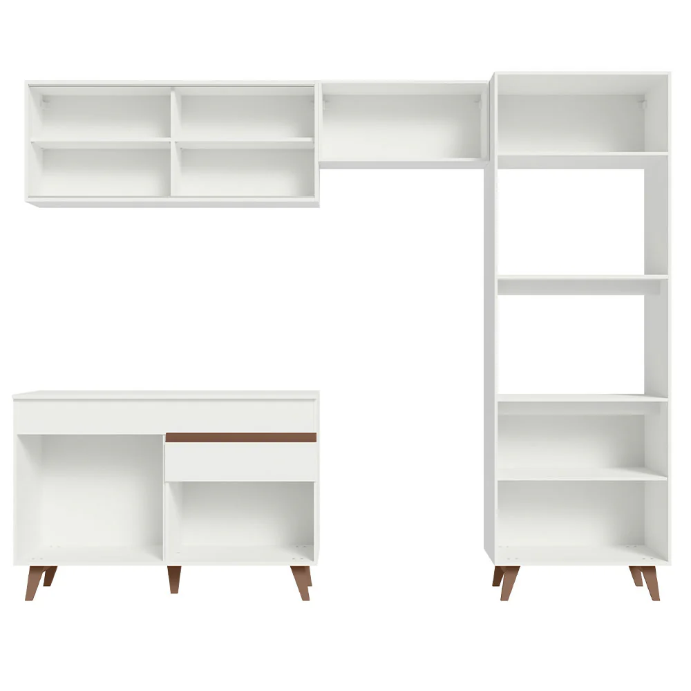 Armário de Cozinha Completa 260cm Branco Reims Madesa XC01 - Image 11