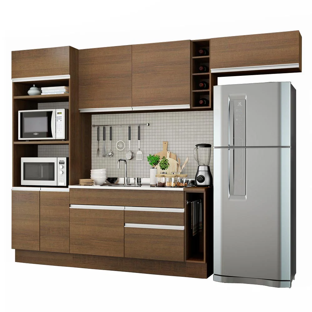 Armário de Cozinha Completa 290cm Rustic Safira Madesa 04 - Image 2