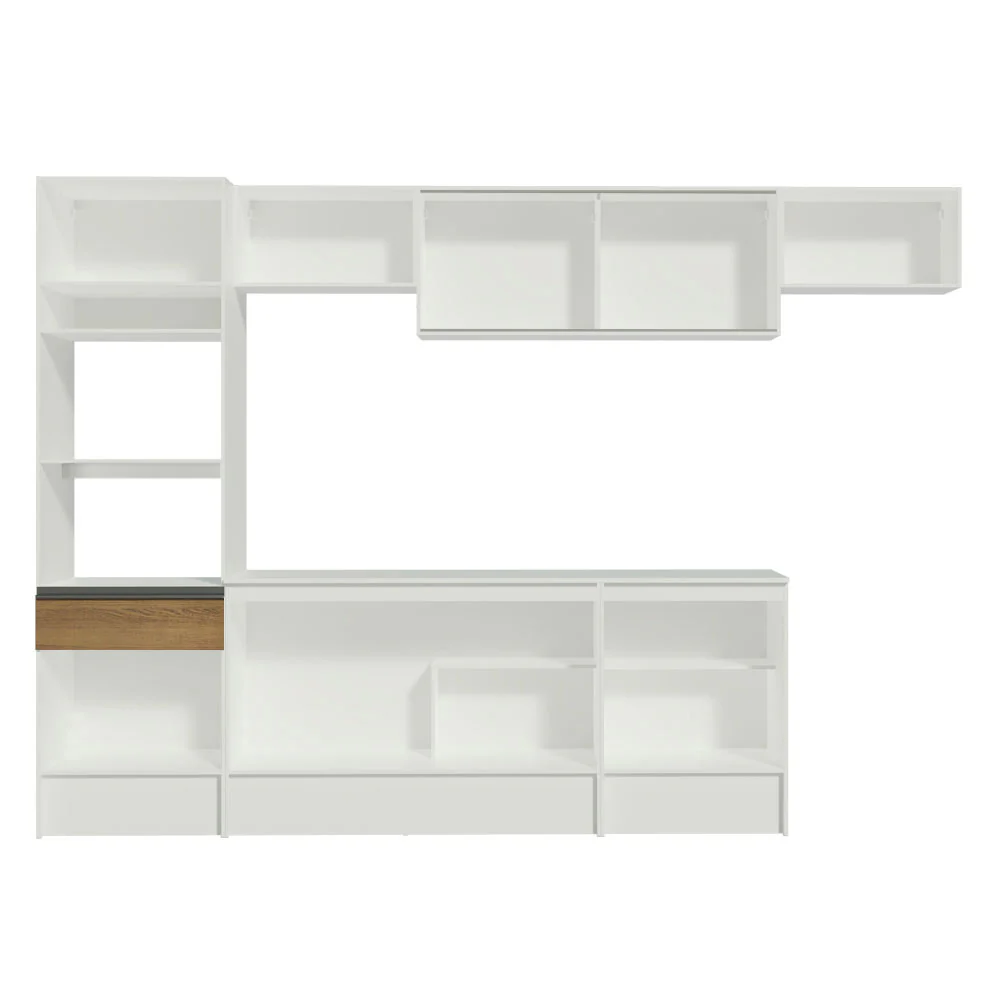 Armário de Cozinha Completa 300cm Branco/Rustic Topazio Madesa 01 - Image 11
