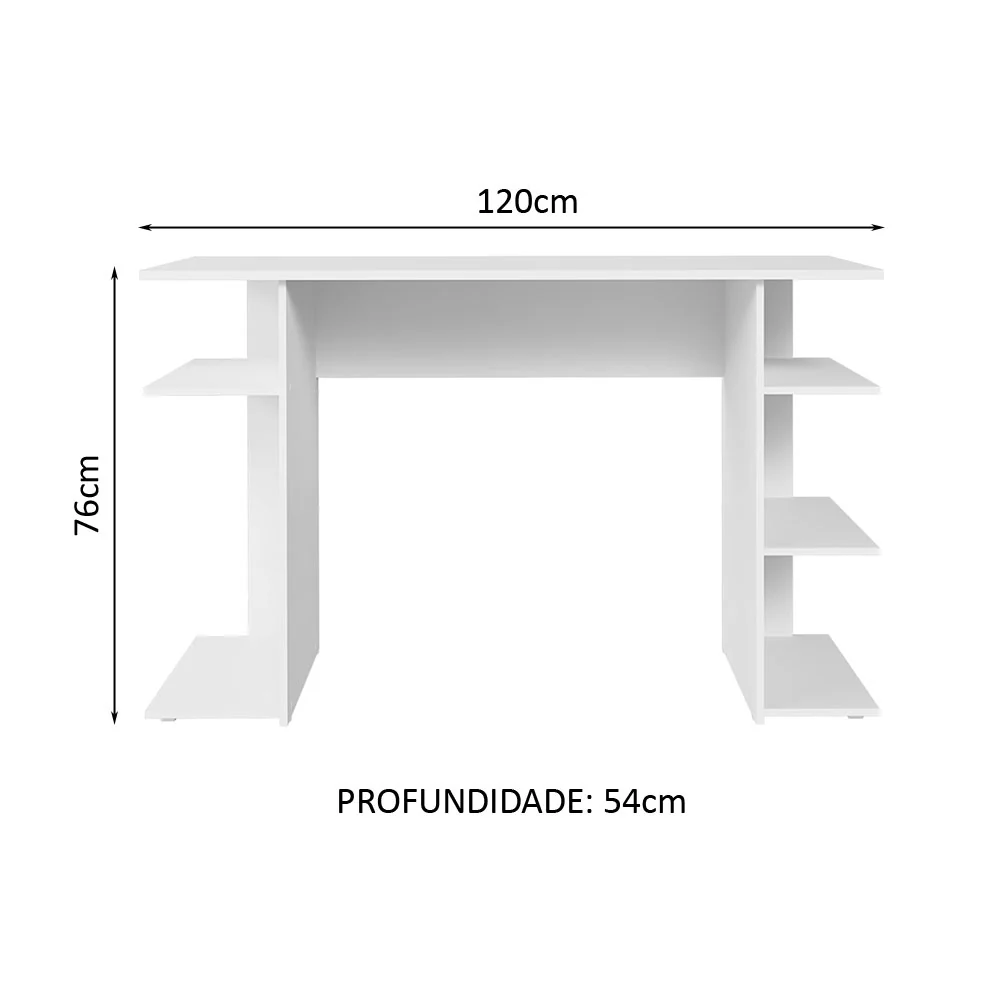 Escrivaninha Mesa para Computador Gamer Branco 9424 Madesa - Image 3