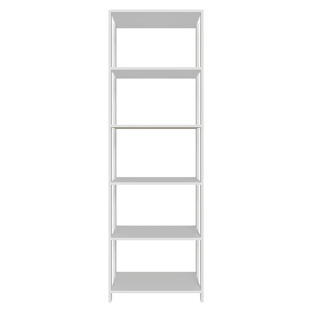 Estante Armário Multiuso para Escritório 59cm 5 Prateleiras Branco Madesa - Image 7