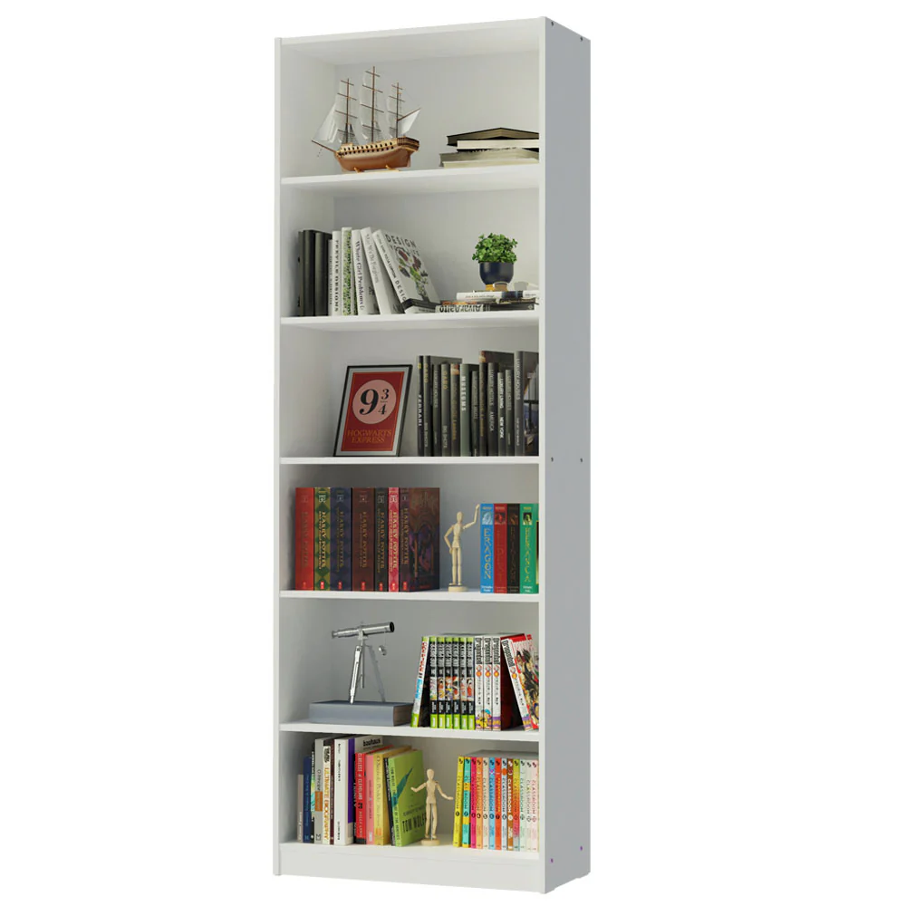 Estante Livreiro com 6 Nichos Branco 6908 Madesa - Image 2