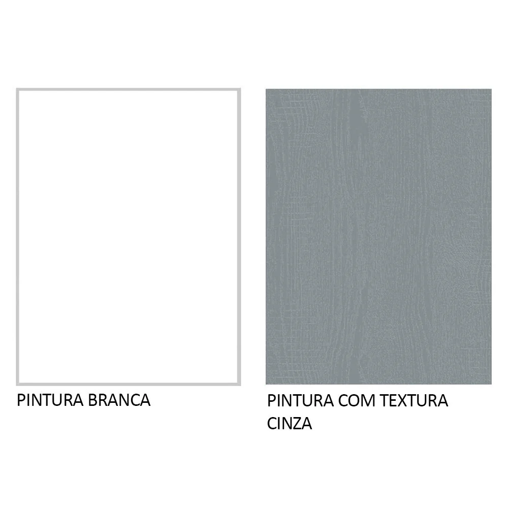 Guarda-Roupa Casal 3 Portas de Correr com Espelhos Branco/Cinza Nobre Madesa - Image 10