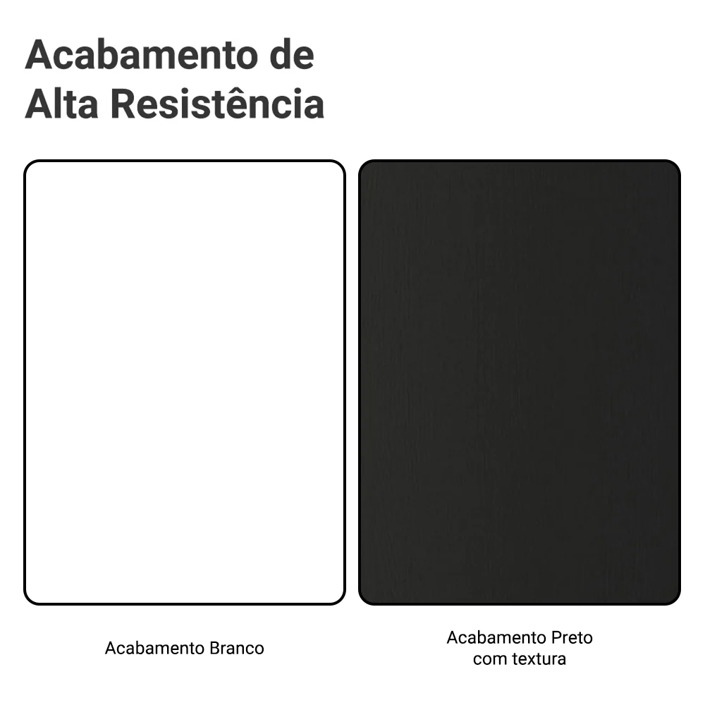 Guarda-Roupa Casal 6 Portas Batentes Branco/Preto/Preto Venus Madesa - Image 10