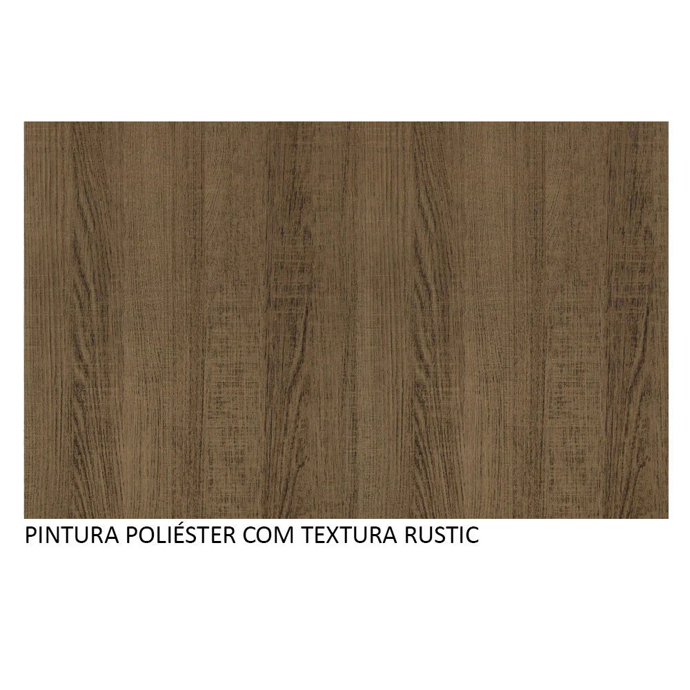 Guarda-Roupa Casal Madesa Apolo 4 Portas de Correr com Espelho Rustic - Image 8
