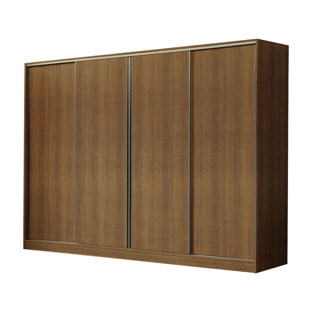 Guarda-Roupa Casal Madesa Apolo 4 Portas de Correr Rustic - Image 2