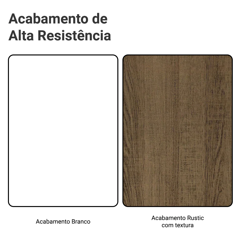 Guarda-Roupa Casal 3 Portas de Correr com Espelho Branco/Rustic Madesa Mônaco - Image 10
