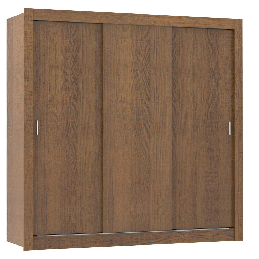 Guarda-Roupa Casal 3 Portas de Correr Rustic Madesa Mônaco - Image 2