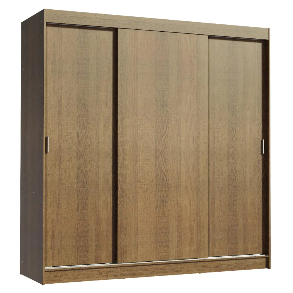 Guarda-Roupa Casal Madesa Reno 3 Portas de Correr Rustic - Image 2
