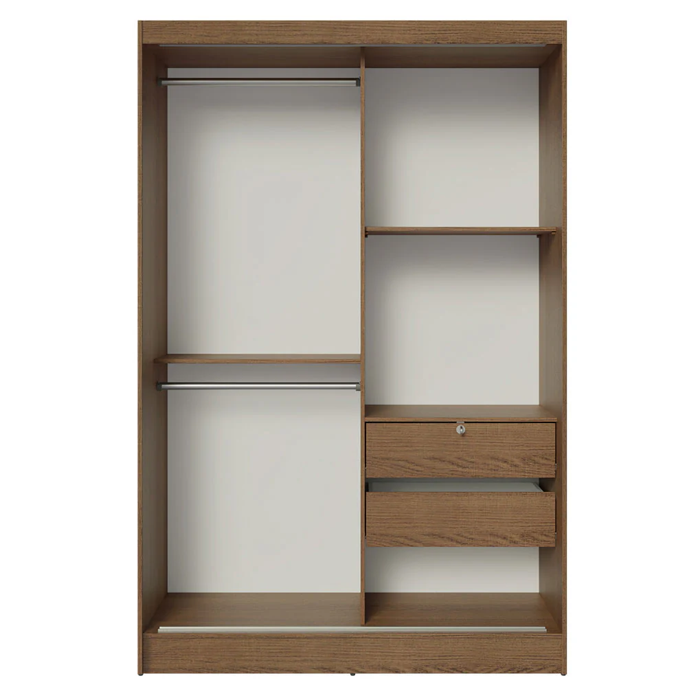 Guarda-Roupa Infantil Madesa Nick 2 Portas de Correr Rustic - Image 9