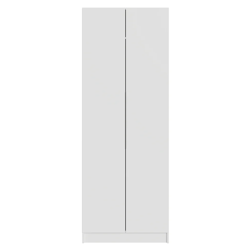 Guarda-Roupa Modulado 2 Portas 4 Gavetas 1 Cabideiro Branco Neo Madesa - Image 9