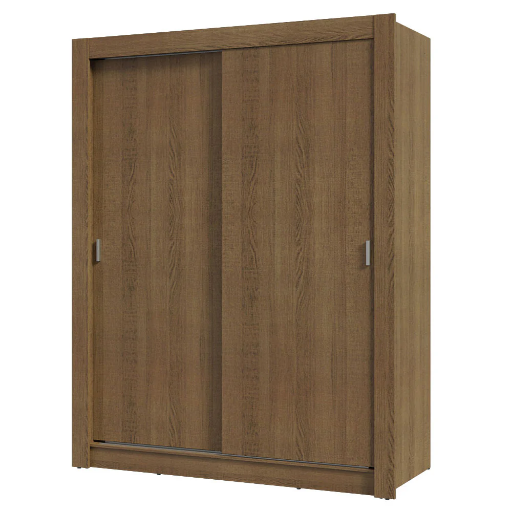 Guarda-Roupa Solteiro 2 Portas de Correr Rustic Milano Madesa - Image 2