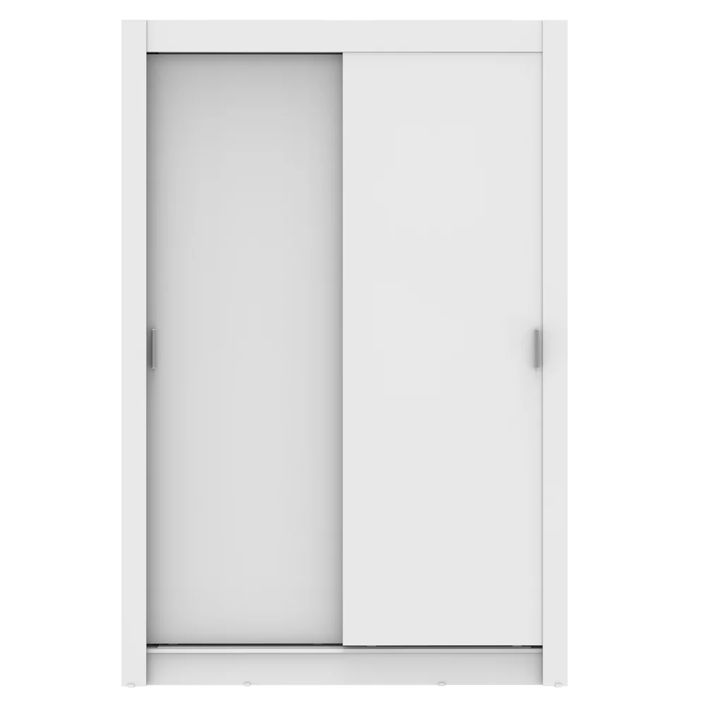 Guarda-Roupa Solteiro 2 Portas de Correr Branco Denver Madesa - Image 11