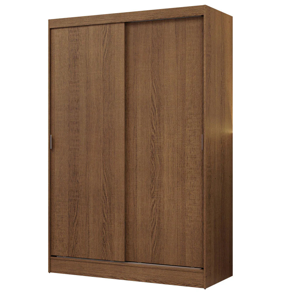 Guarda-Roupa Solteiro Madesa Luke 2 Portas de Correr de Madeira Rustic - Image 2
