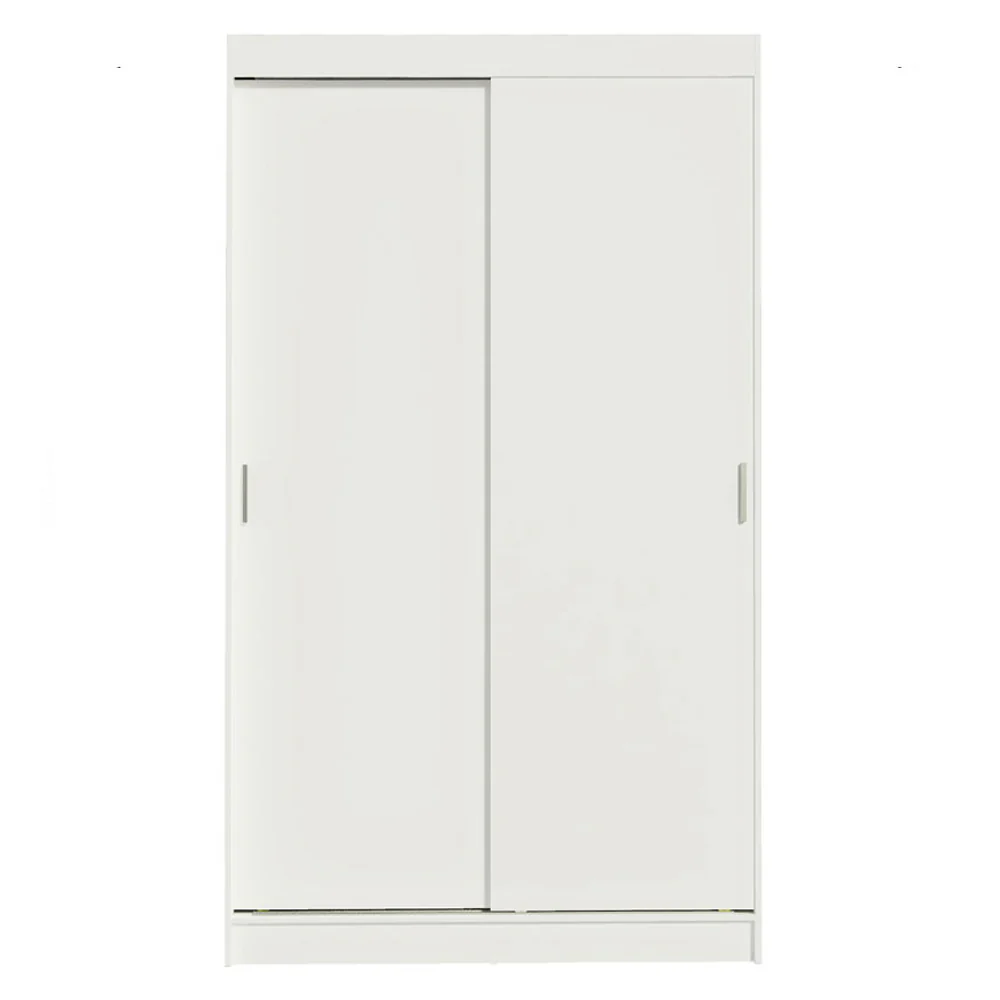 Guarda-Roupa Solteiro 2 Portas de Correr 2 Gavetas Branco Tokio Madesa - Image 8
