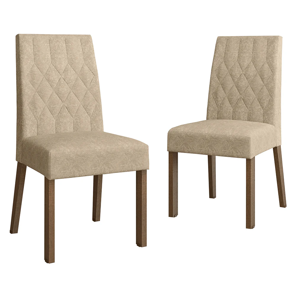 Kit 2 Cadeiras de Jantar Rustic/Imperial 4256 Madesa - Image 7