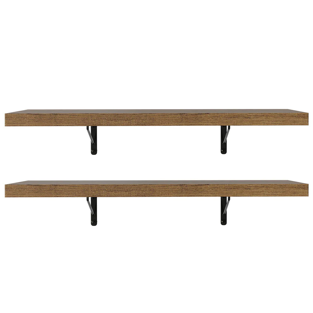 Kit 2 Prateleiras Suspensas para Cozinha Madesa 60 cm com Mão Francesa Rustic - Image 6