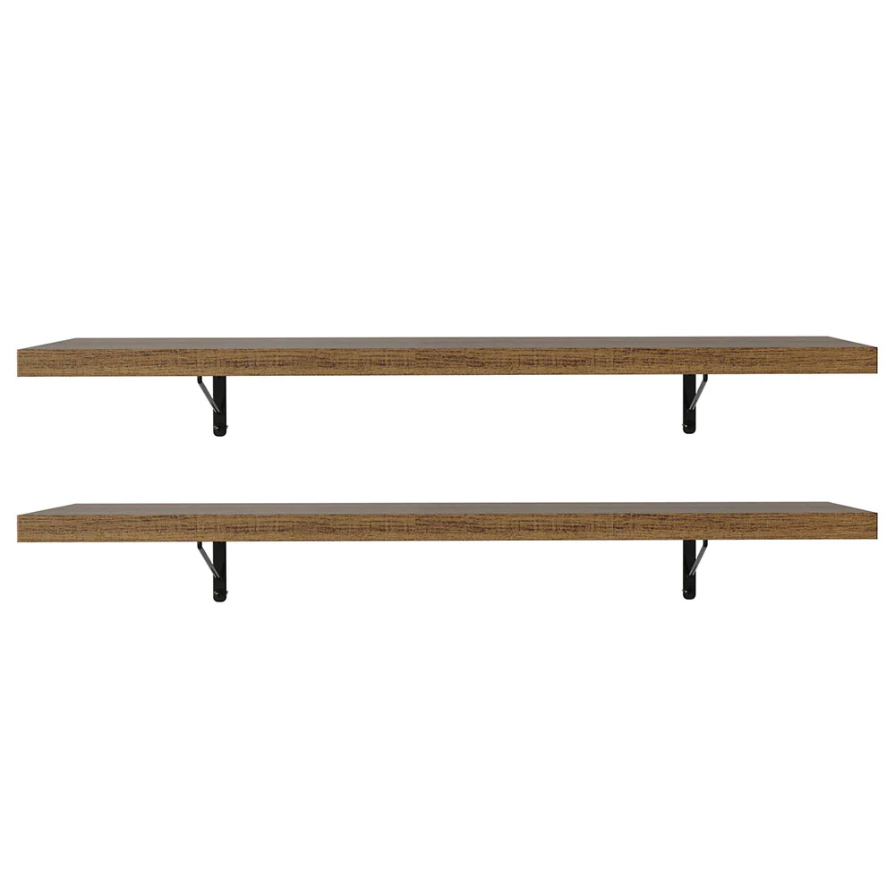 Kit 2 Prateleiras Suspensas para Cozinha Madesa 80 cm com Mão Francesa Rustic - Image 6