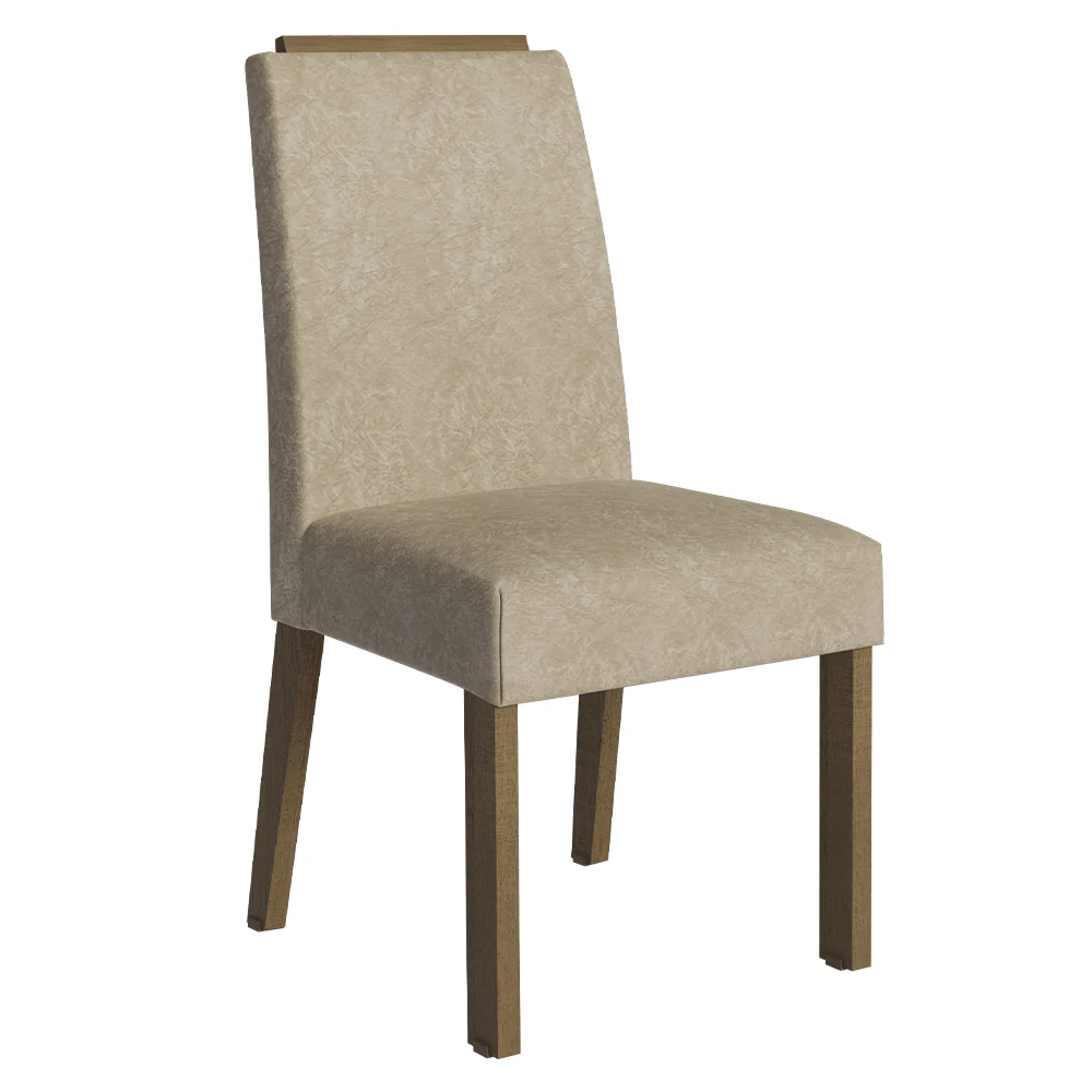 Kit 4 Cadeiras de Jantar 4255 com Espaldar Rustic/Imperial Madesa - Image 5