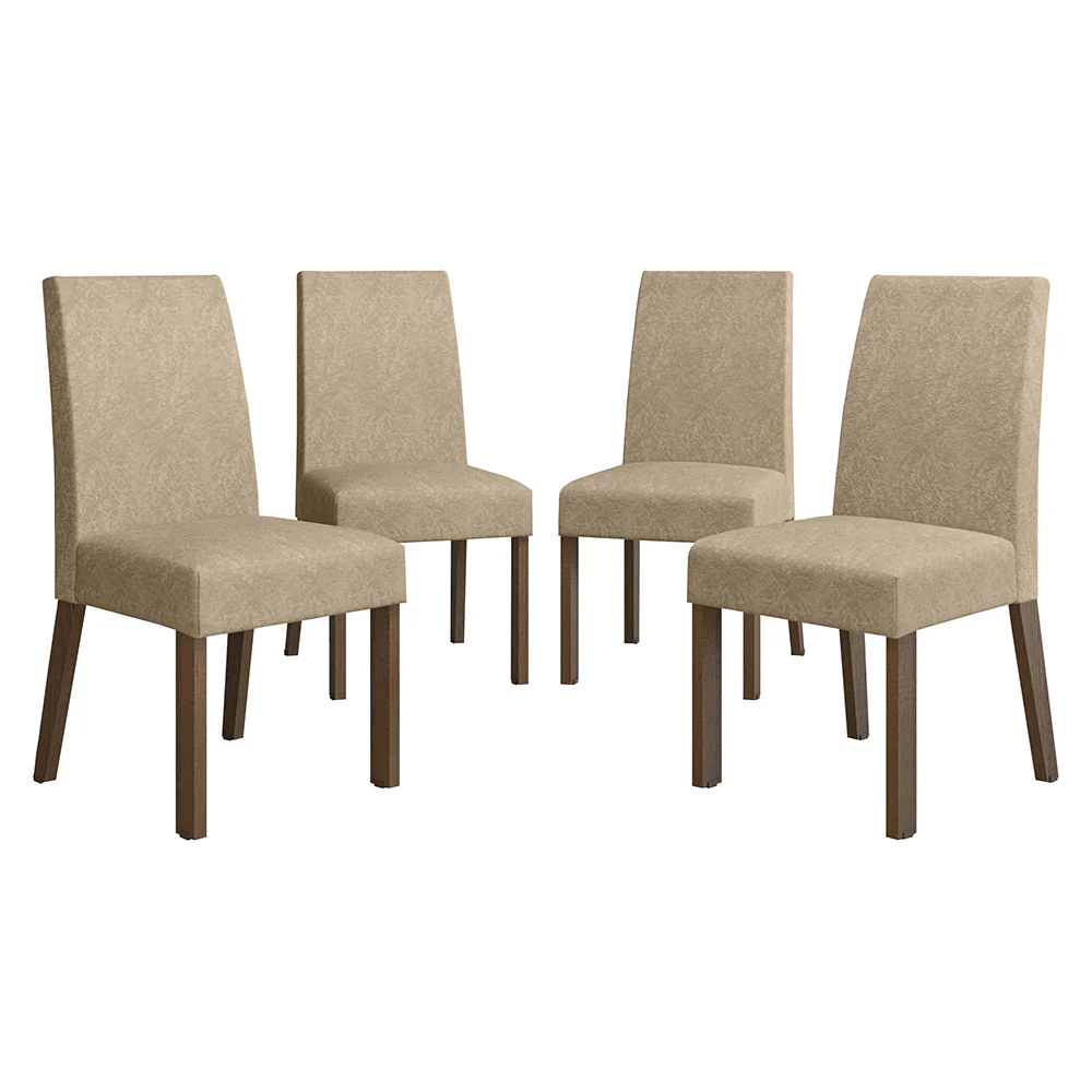 Kit 4 Cadeiras de Jantar 4255 Rustic/Imperial Madesa - Image 7