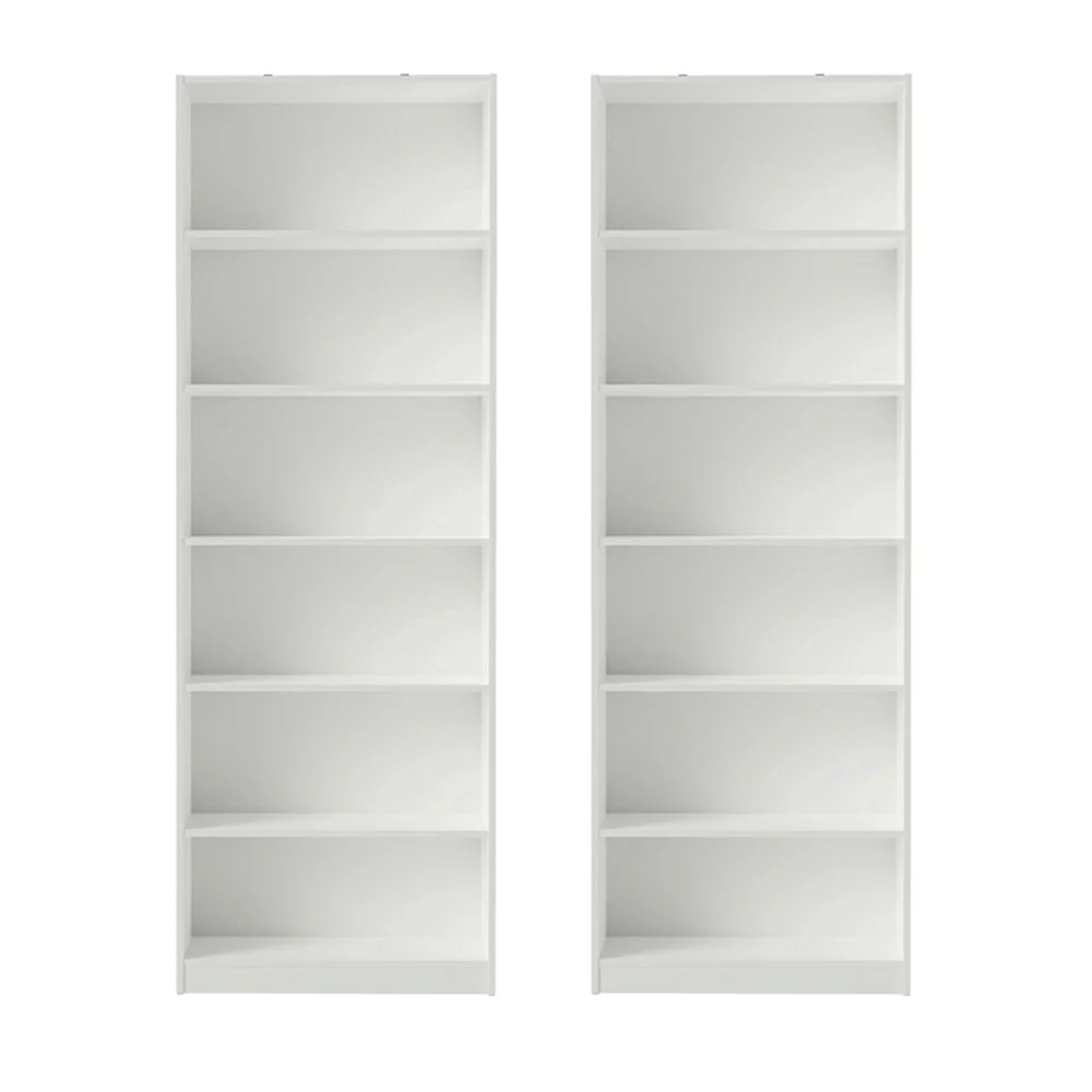 Kit Madesa com 2 Estantes Livreiro 6908 Branco - Image 10