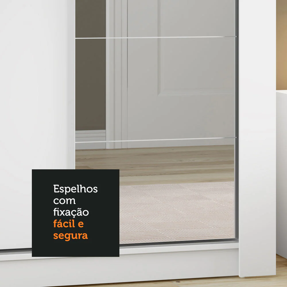 Kit Madesa com 3 Espelhos de 60 x 49,5 cm para Guarda-Roupa - Image 4