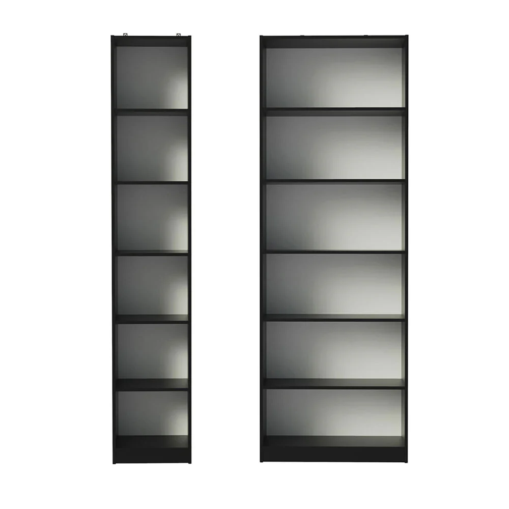 Kit Madesa Estante Livreiro 6908 + Estante Livreiro 6906 Preto - Image 12