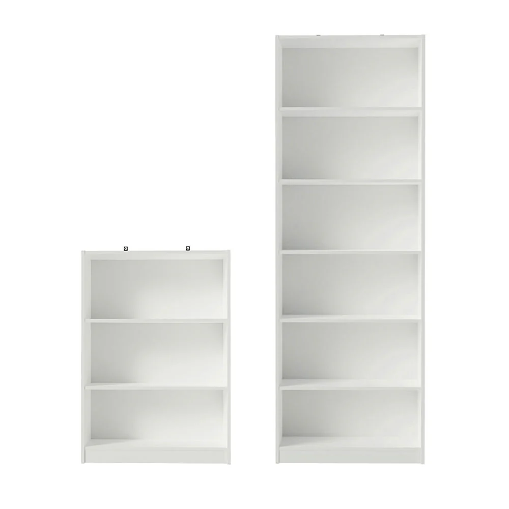 Kit Madesa Estante Livreiro 6908 + Estante Livreiro 6907 Branco - Image 11