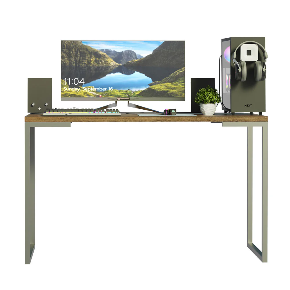 Mesa de Escritório Industrial 120cm Rustic Madesa - Image 4