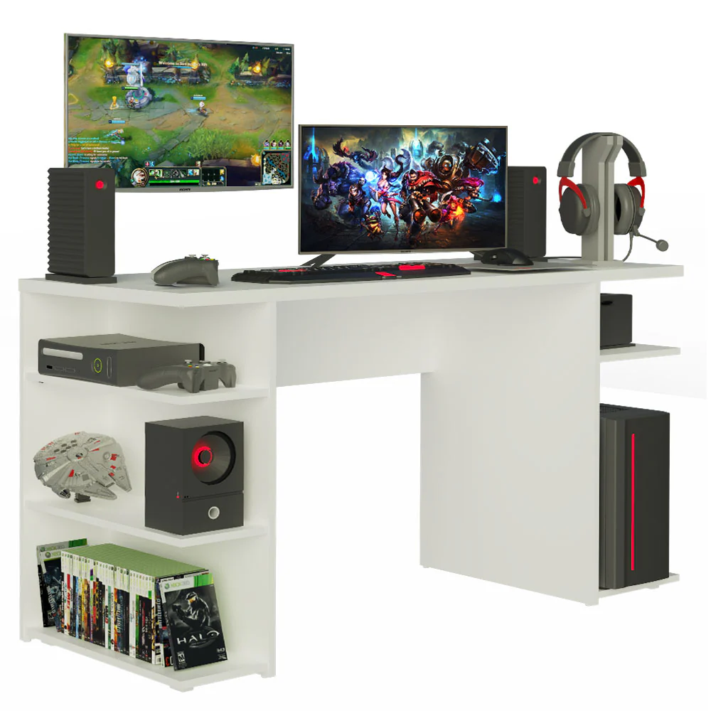 Mesa para Computador Gamer Madesa 9409 Branco - Image 2