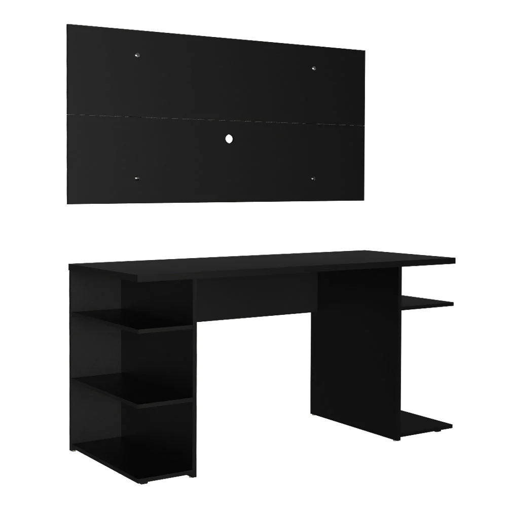 Mesa para Computador Gamer Madesa 9409 e Painel para TV até 50 Polegadas Preto - Image 11