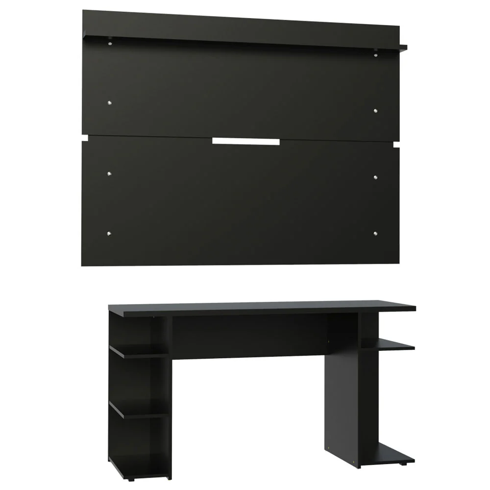 Mesa para Computador Gamer Madesa 9409 e Painel para TV até 65 Polegadas Preto - Image 10