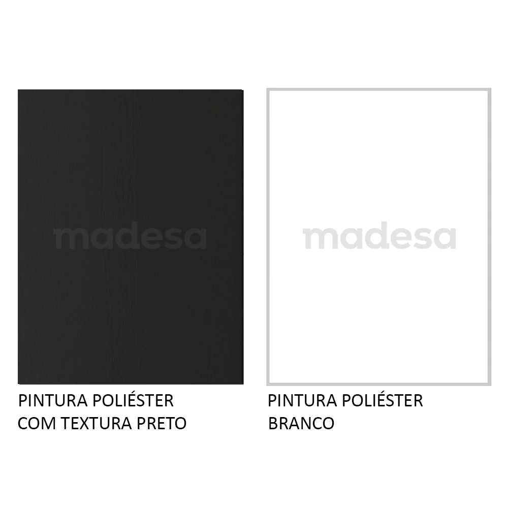 Mesa para Computador Gamer Madesa 9409 e Painel para TV até 65 Polegadas Preto/Branco - Image 9