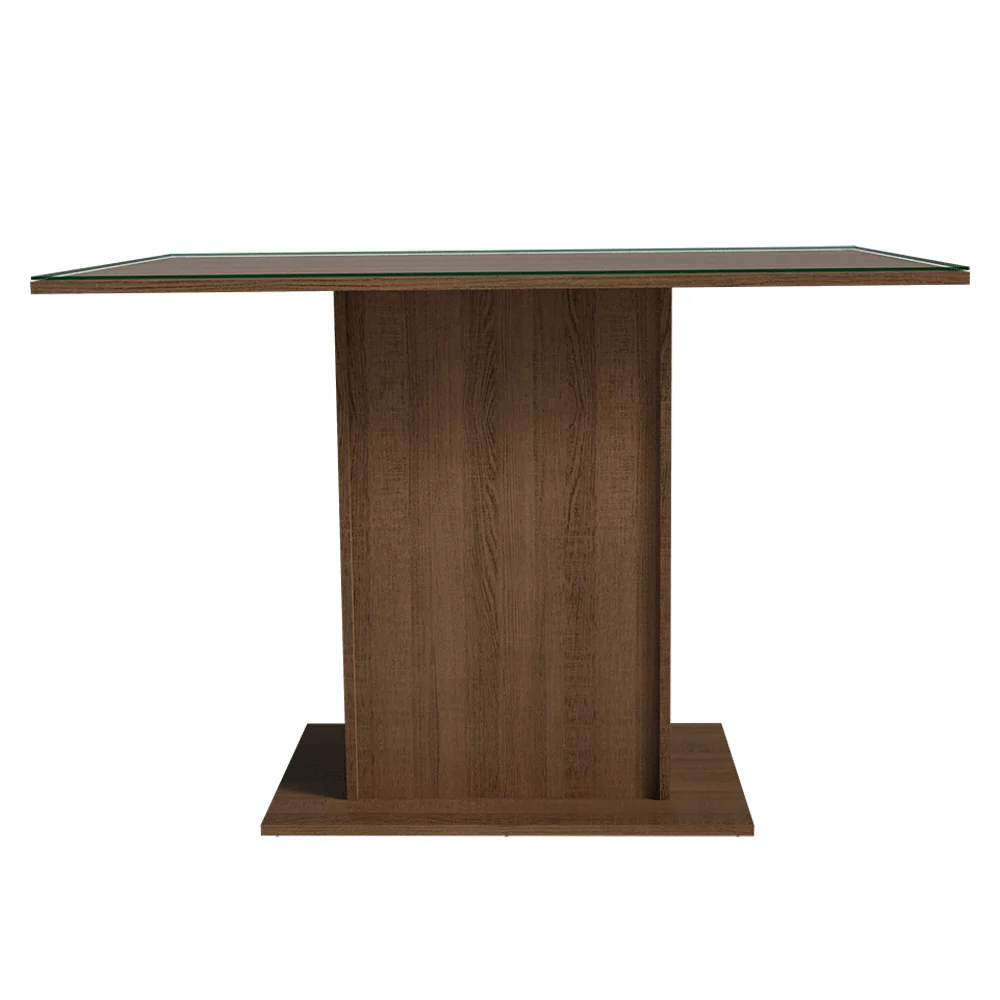 Mesa de Jantar Retangular com Tampo de Vidro Rustic 5329 Madesa - Image 5