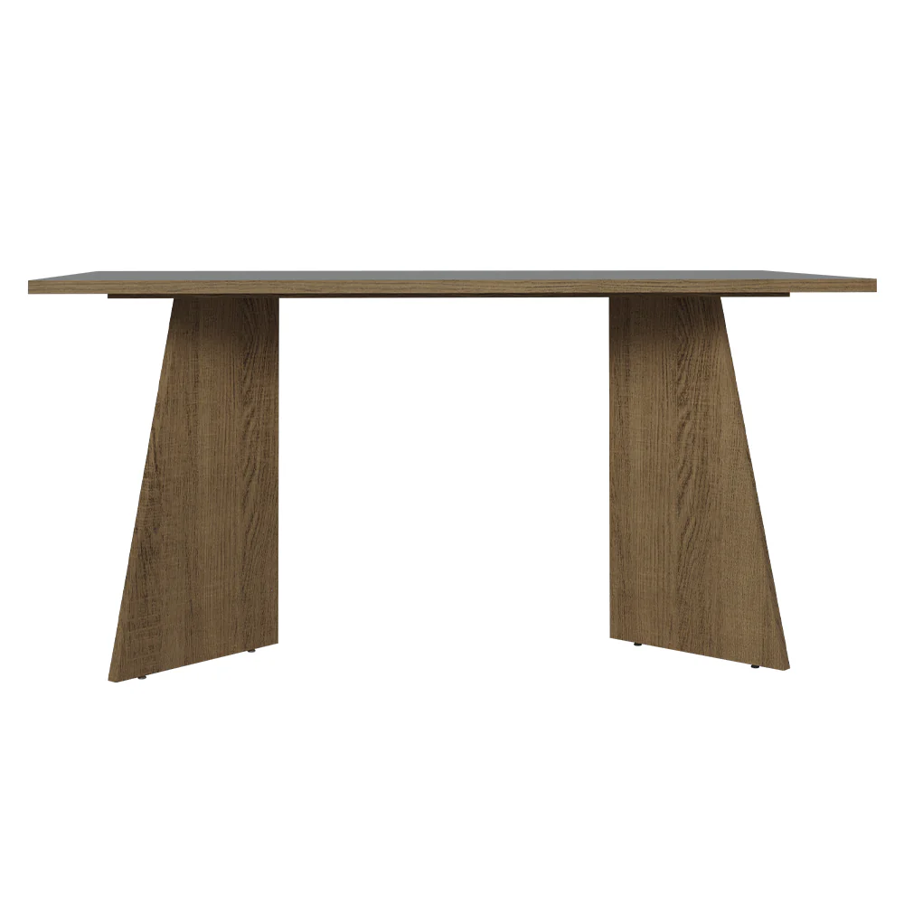 Mesa de Jantar Retangular Tampo de Madeira 5389 Rustic/Cinza Madesa - Image 4