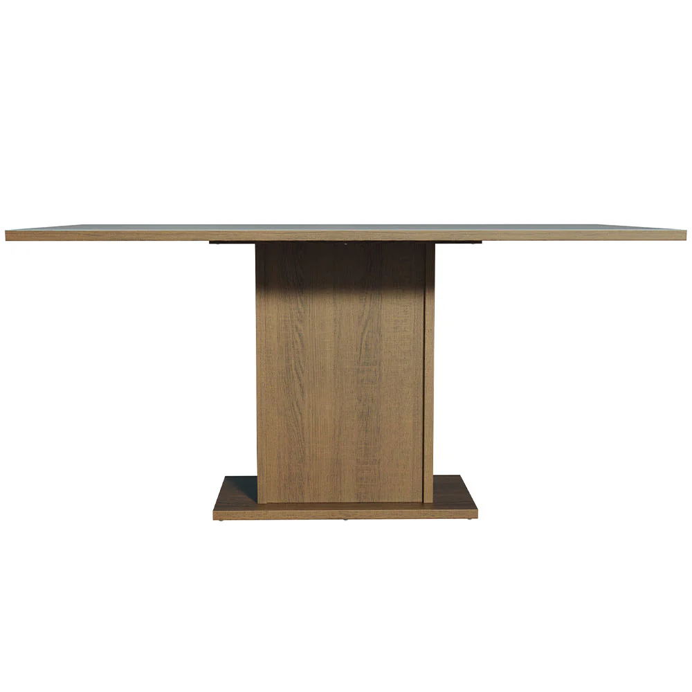 Mesa de Jantar Retangular Tampo de Madeira Rustic/Cinza 5275 Madesa - Image 2