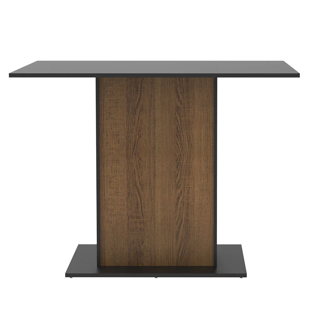 Mesa de Jantar Madesa Retangular com Tampo de Madeira 5329 Preto/Rustic - Image 3