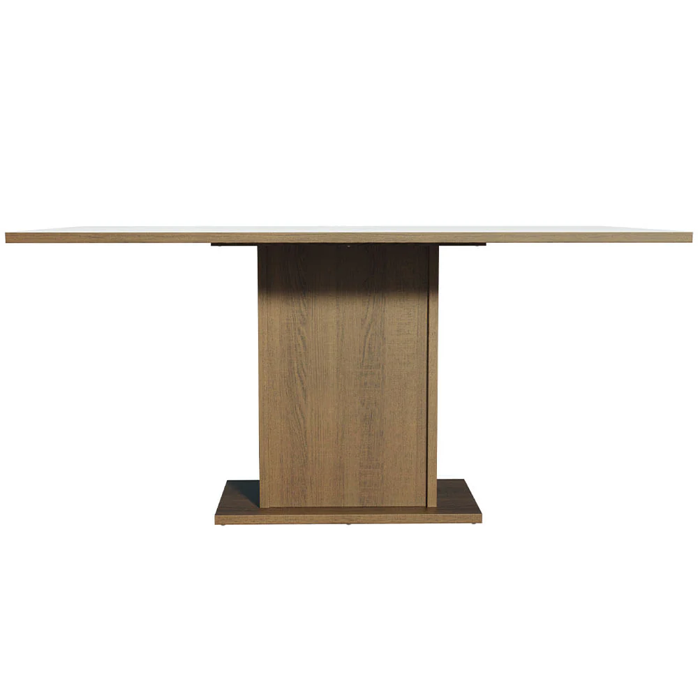 Mesa de Jantar Retangular Tampo de Madeira Rustic/Branco 5275 Madesa - Image 2