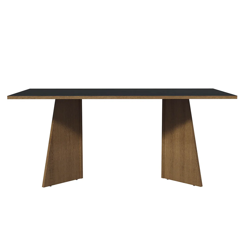 Mesa para Escritório Diretor Presidente 180cm Rustic/Preto 5388 Madesa - Image 6