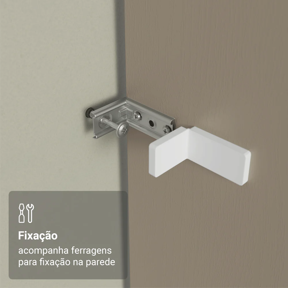 Painel Fechamento Lateral para Cozinha 225 x 60cm Crema Madesa - Image 4