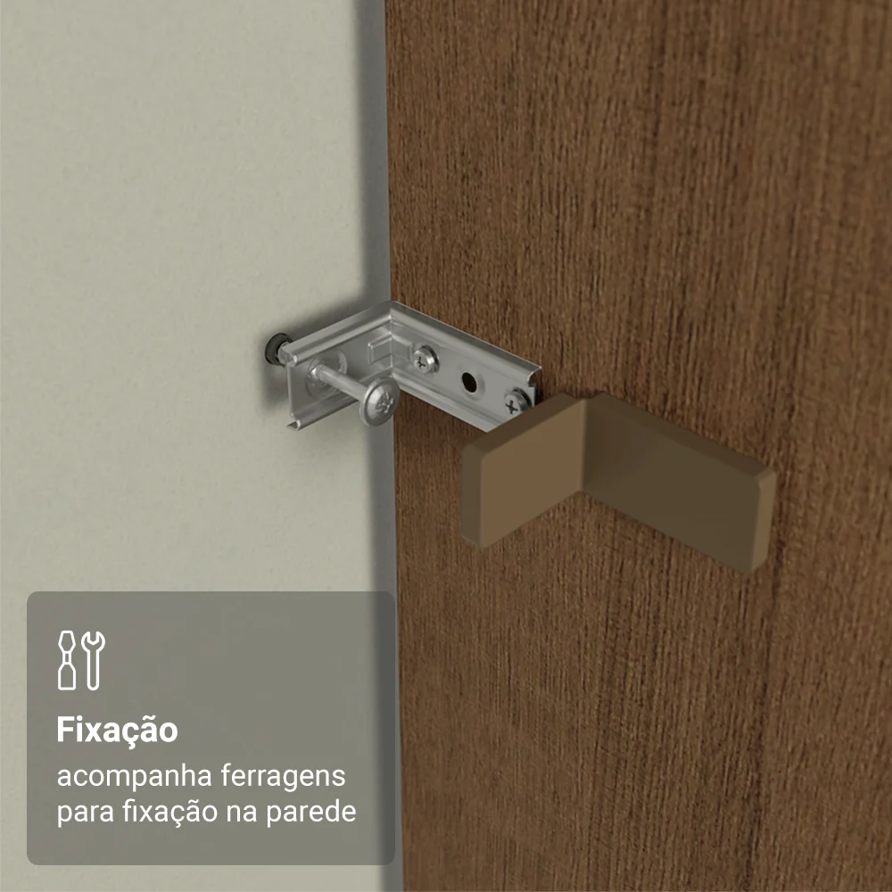 Painel Fechamento Lateral para Cozinha 225 x 60cm Rustic Madesa - Image 4
