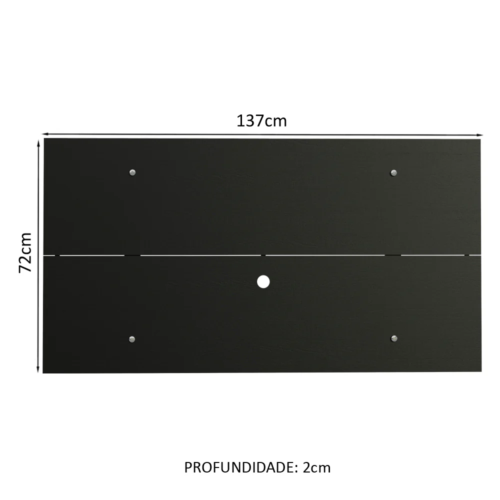 Painel para TV até 55 Polegadas Madesa Preto - Image 3