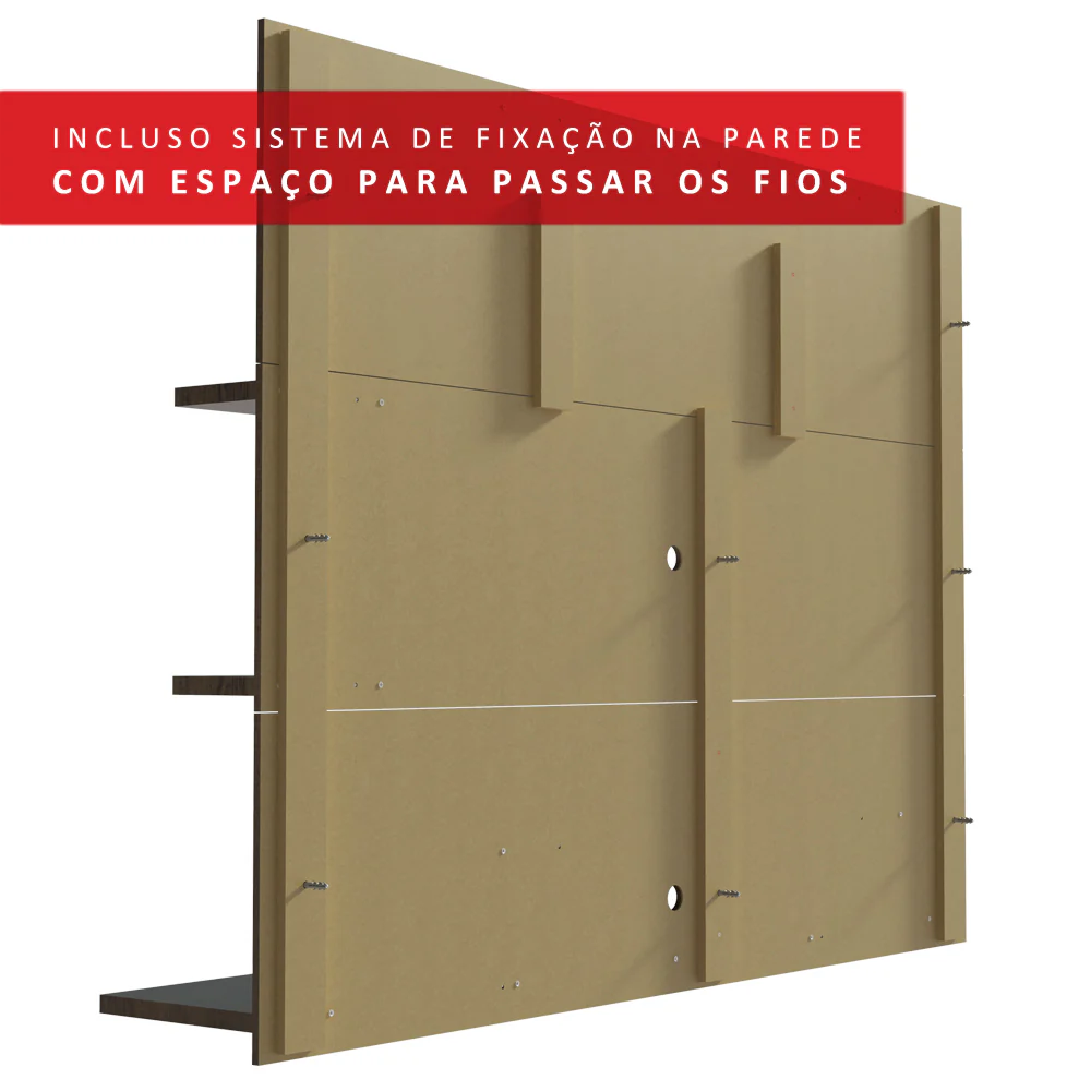 Painel para TV até 60 Polegadas Madesa Alfa Rustic - Image 6