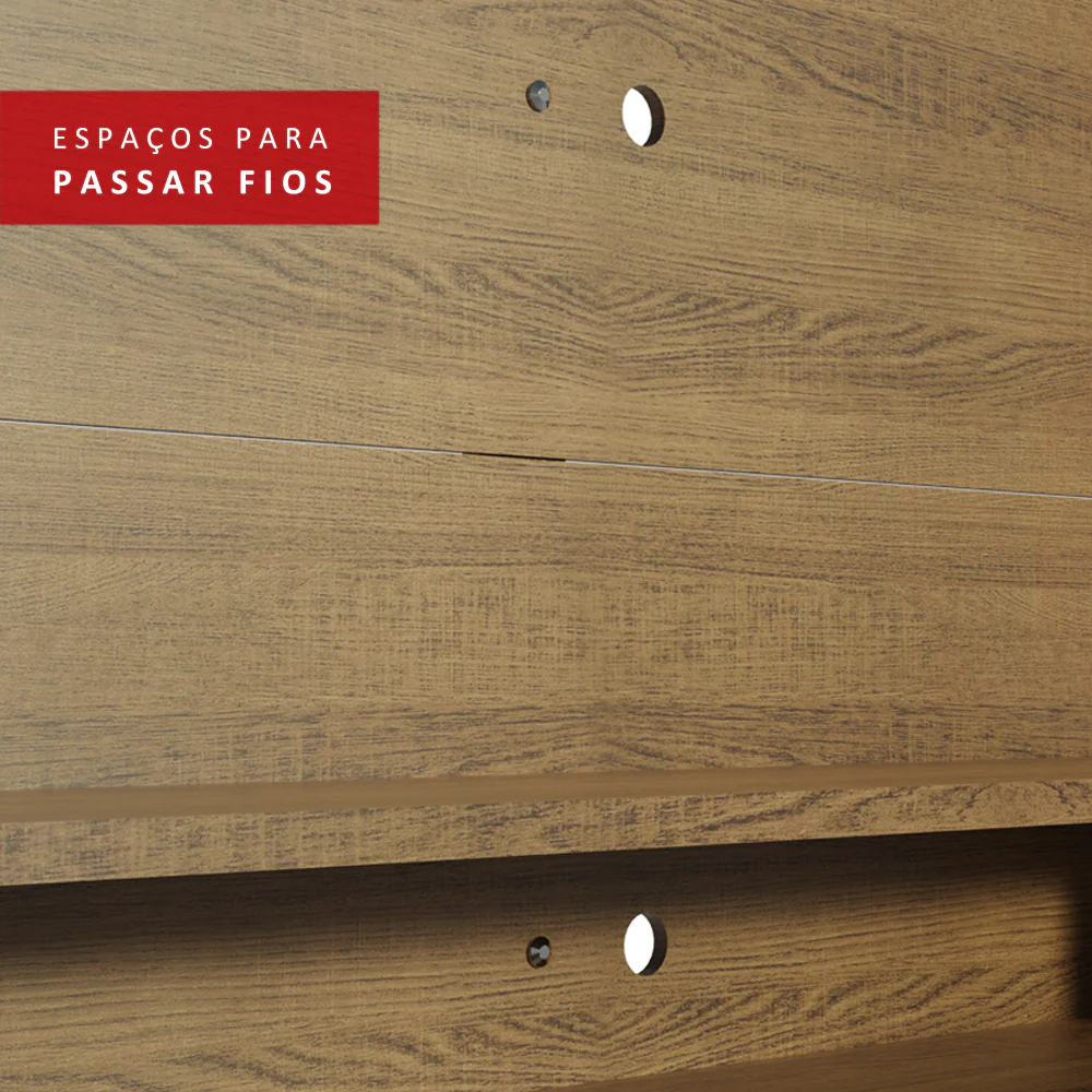 Painel para TV até 60 Polegadas Madesa Alfa Rustic - Image 7